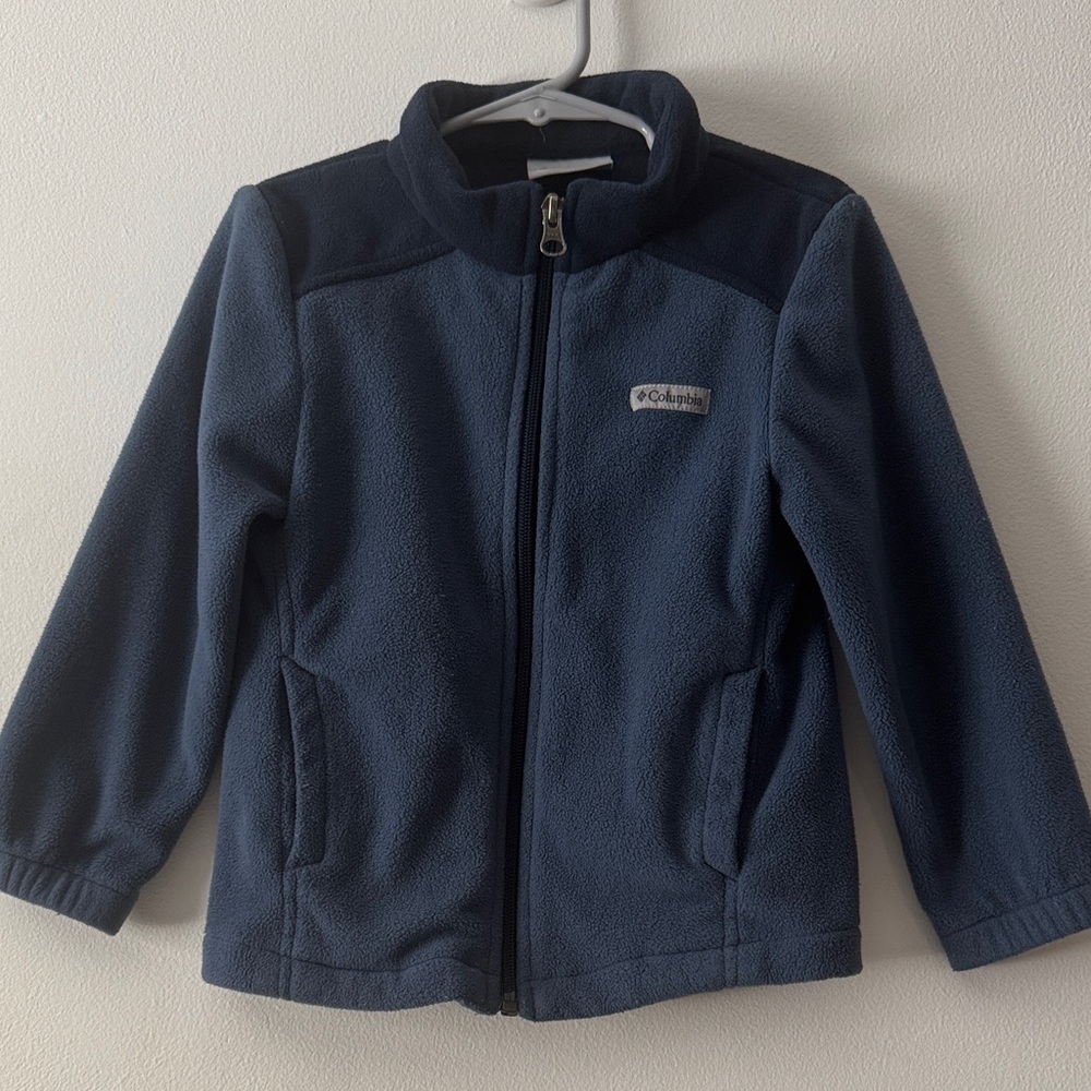 Columbia Kids Dark Blue Fleece Jacket